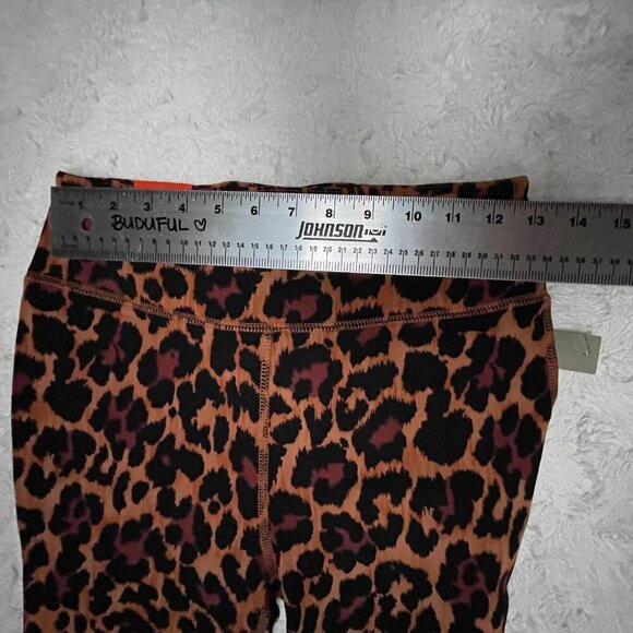 J.Crew Weekend 7/8 High-Rise Leggings Pants in Leopard Womens Medium AS045 New - Picture 5 of 8